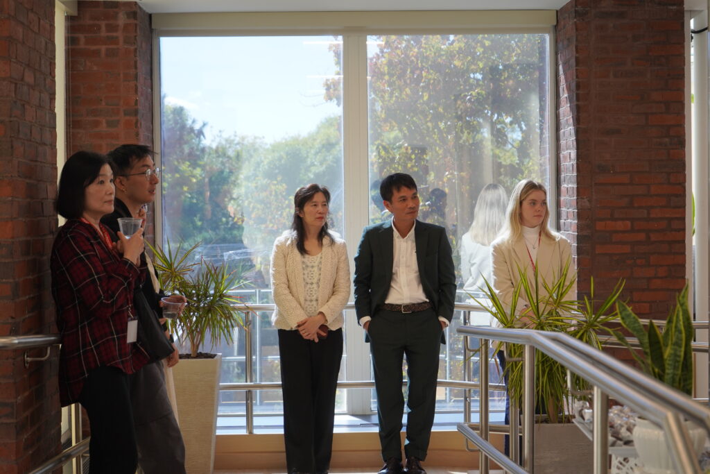 Hai Nguyen. Director of the Unseen Legacies of the Vietnam War Project and Global Vietnam Wars Studies Initiative, listens along with guests. 